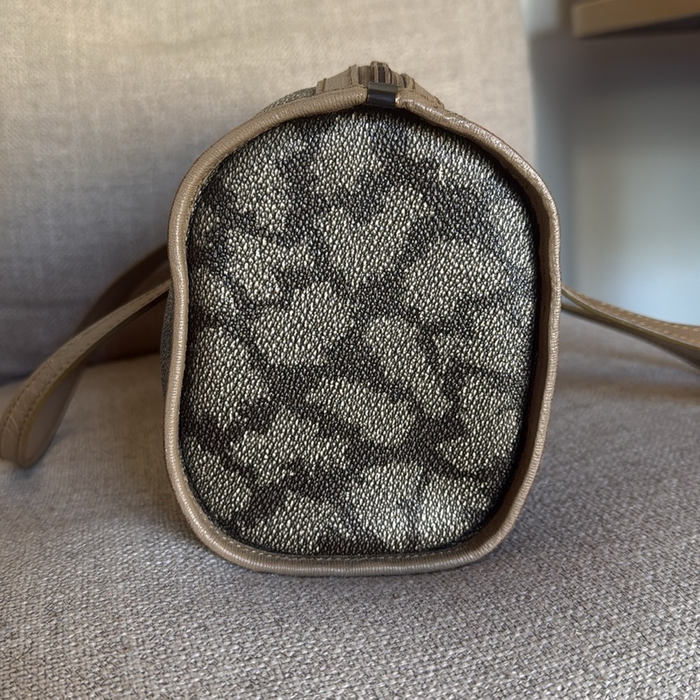 Vintage Yves Saint Laurent Giraffe Papillon Bag | Top Handle YSL Canvas - Picture 6 of 9